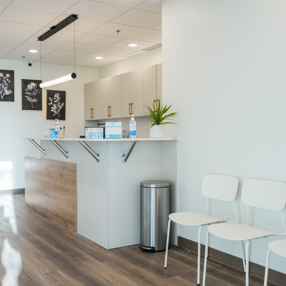 VitaCare clinic reception and waiting area