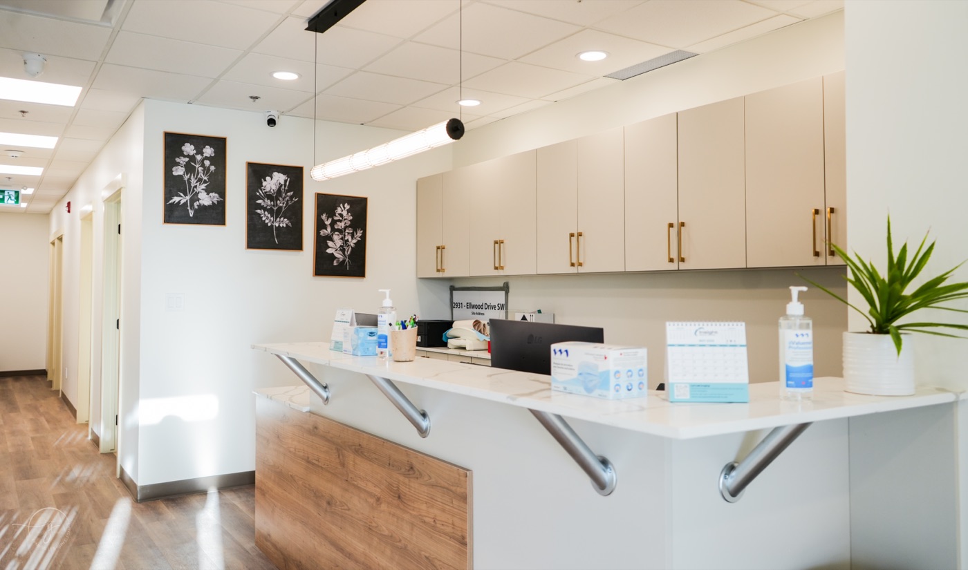 VitaCare clinic reception counter